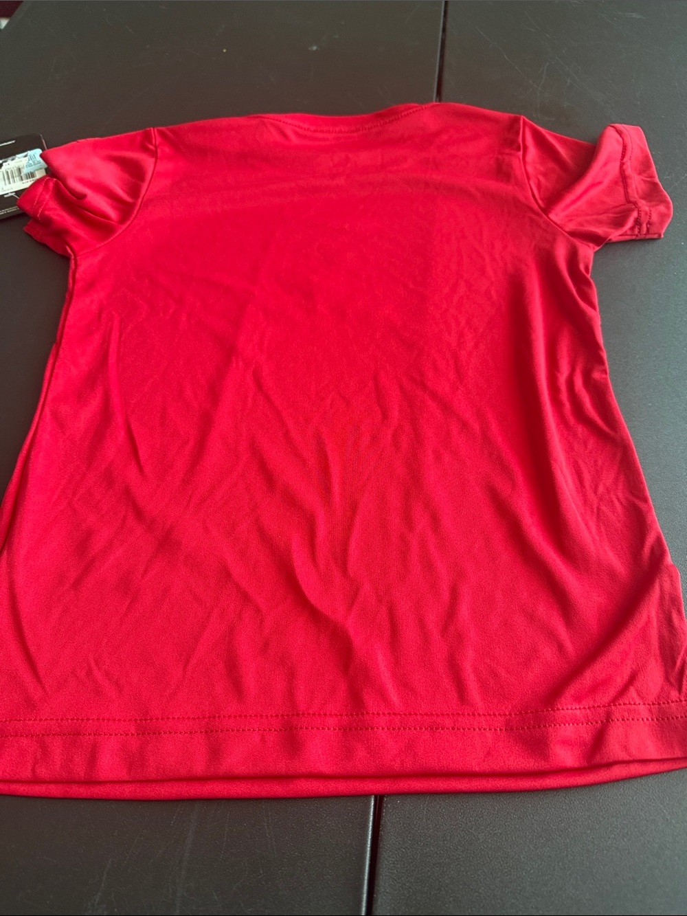 Jordan Red Tee with Black Jumpman Logo - Picture 3 of 3